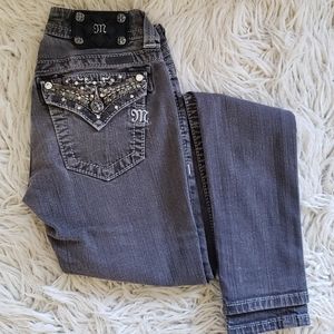 Miss Me Skinny Grey Wash Jeans